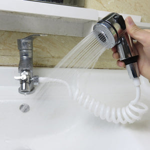 Spray shower head with extension