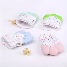 Charger l'image dans la galerie, Baby Silicone Mitts Teething Mitten Glove Sound Teether Newborn Chewable Nursing Mittens Teether Natural stop Sucking Thumb Toy